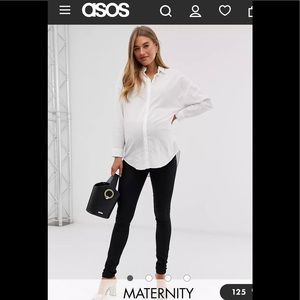 Maternity skinny jeans.